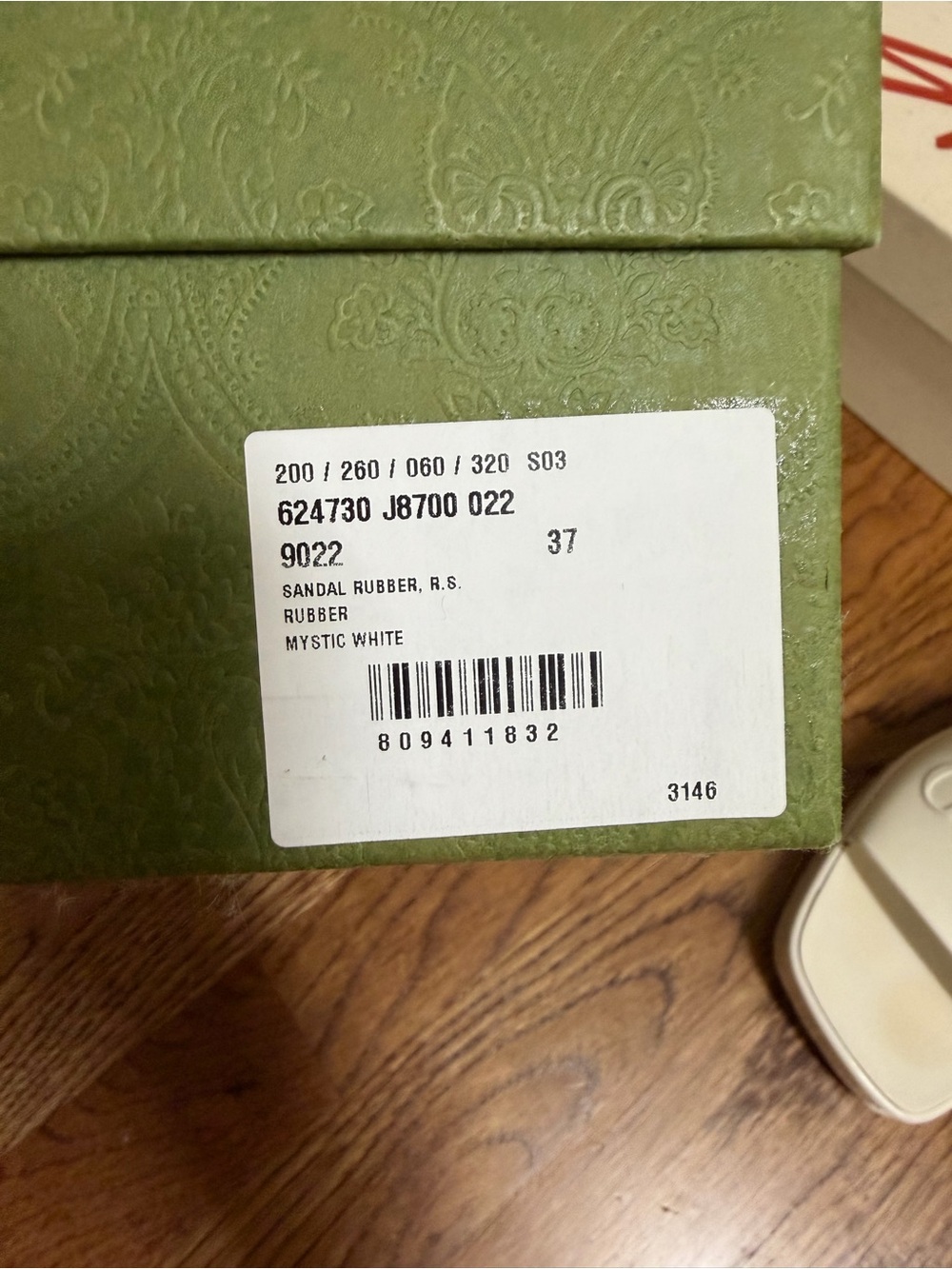 Gucci Rubber Block Heel Slide Mules - Picture 7 of 7